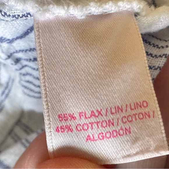 Victoria's Secret white and blue Striped Pants - Picture 15 of 15